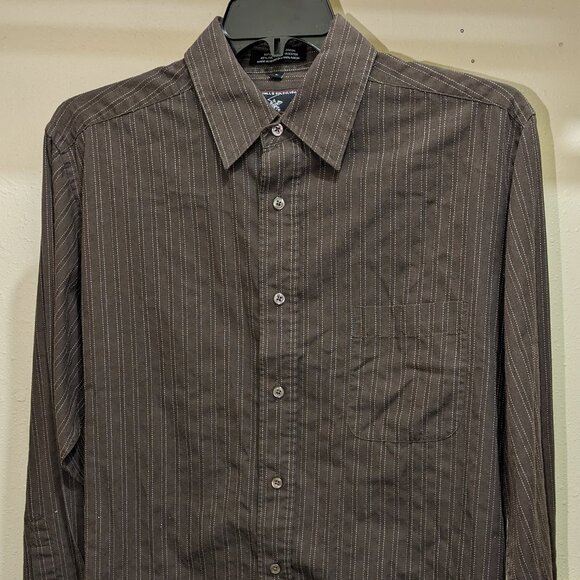 Lot of 5 Long sleeve button shirts Large 2 Beverly Hills 1 Visivo 2 VanHeusen - Picture 1 of 10